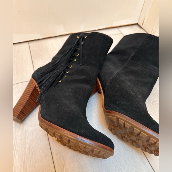 COACH Tamsin Black Suede Booties, Size 10  never worn - Picture 4 of 10